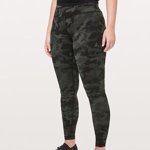 Green Camo Align Leggings